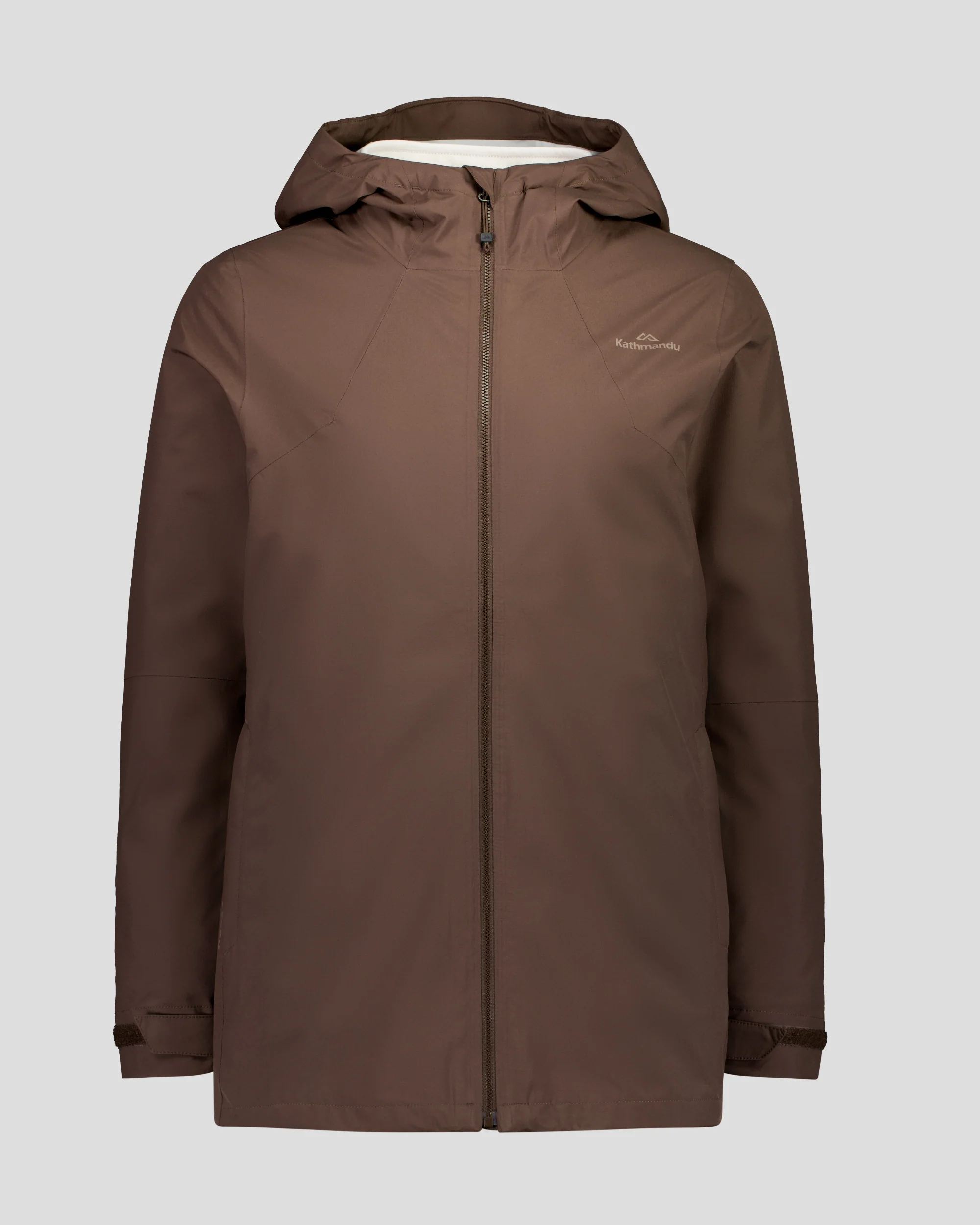 Women's Trailhead 3in1 Rain Hooded Jacket - Dark Taupe/Shroom - Image 9