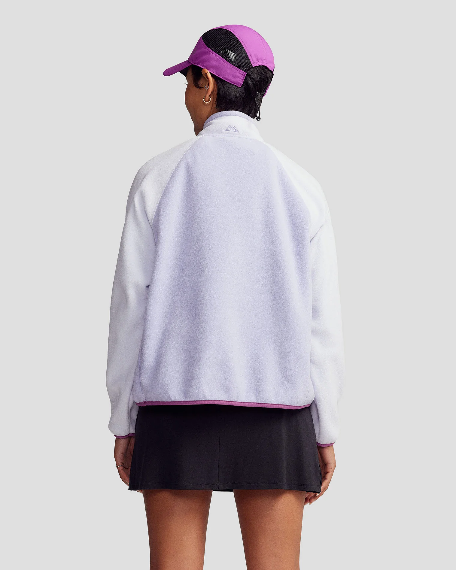 Women’s Trailhead Fleece Lightweight Pullover - Lilac/Bright Lilac - Image 4