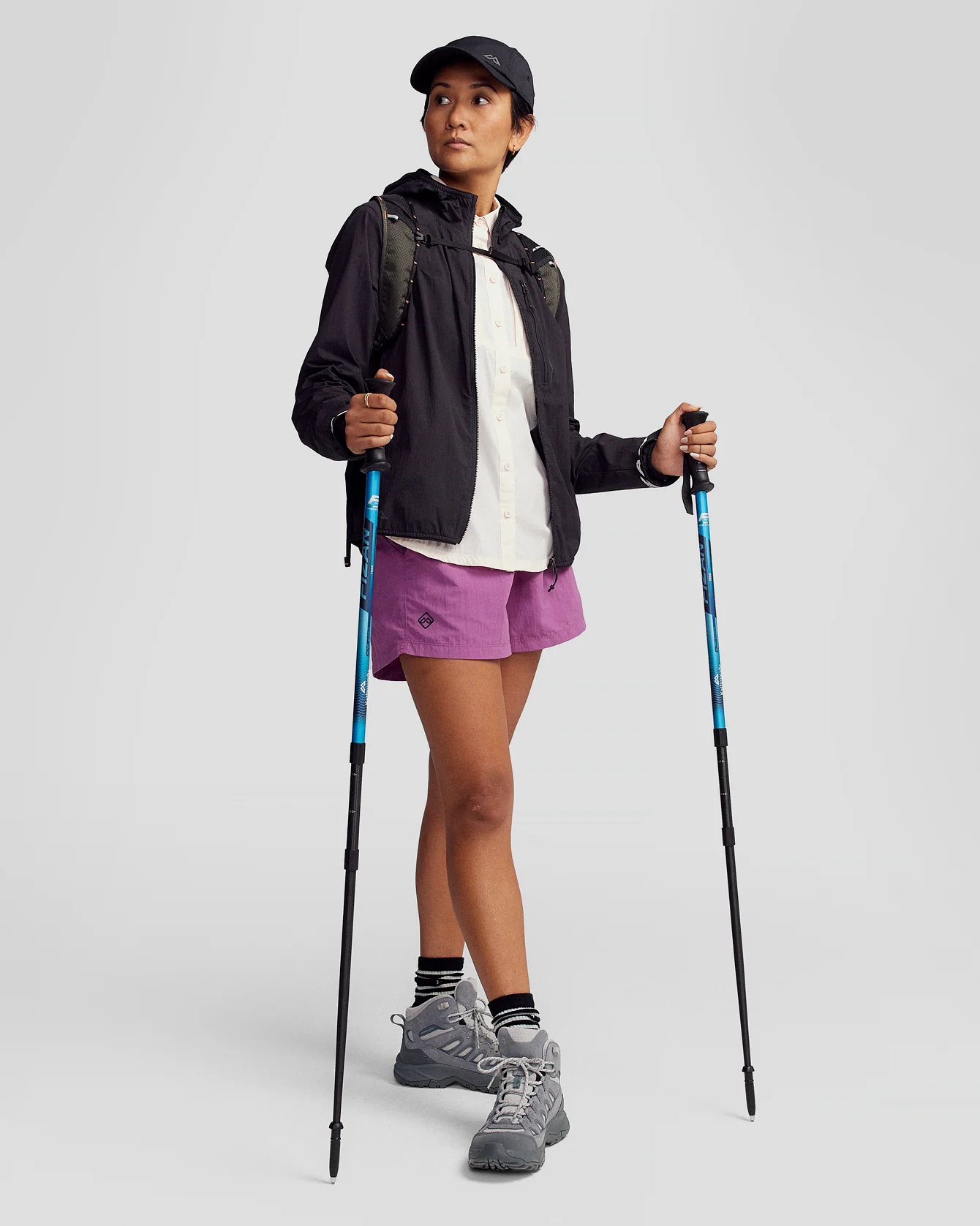 Women’s Trailhead Windbreaker - Black Stingray - Image 7