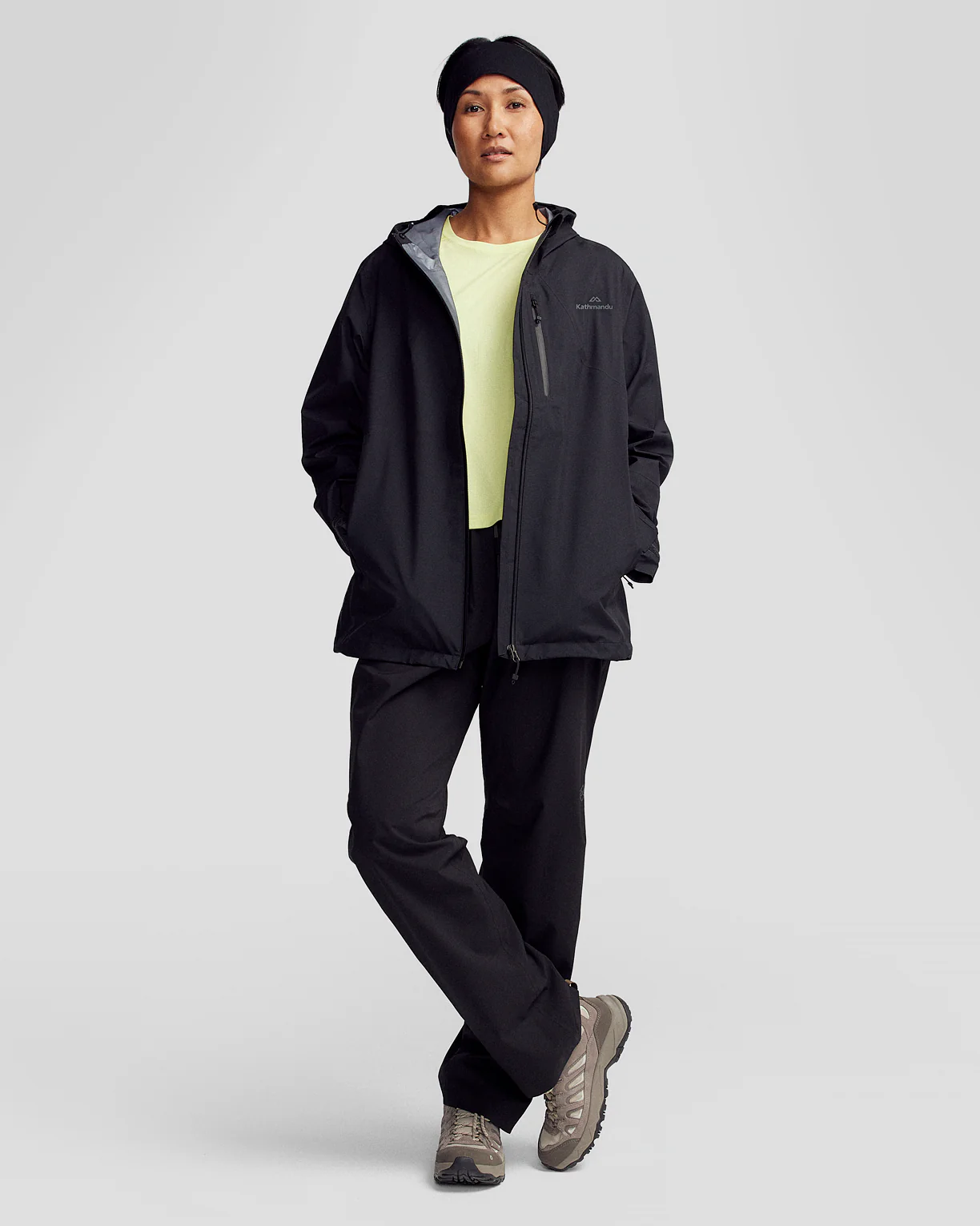 Women’s Ridge 3L GORE-TEX Rain Jacket - Black Stingray - Image 7